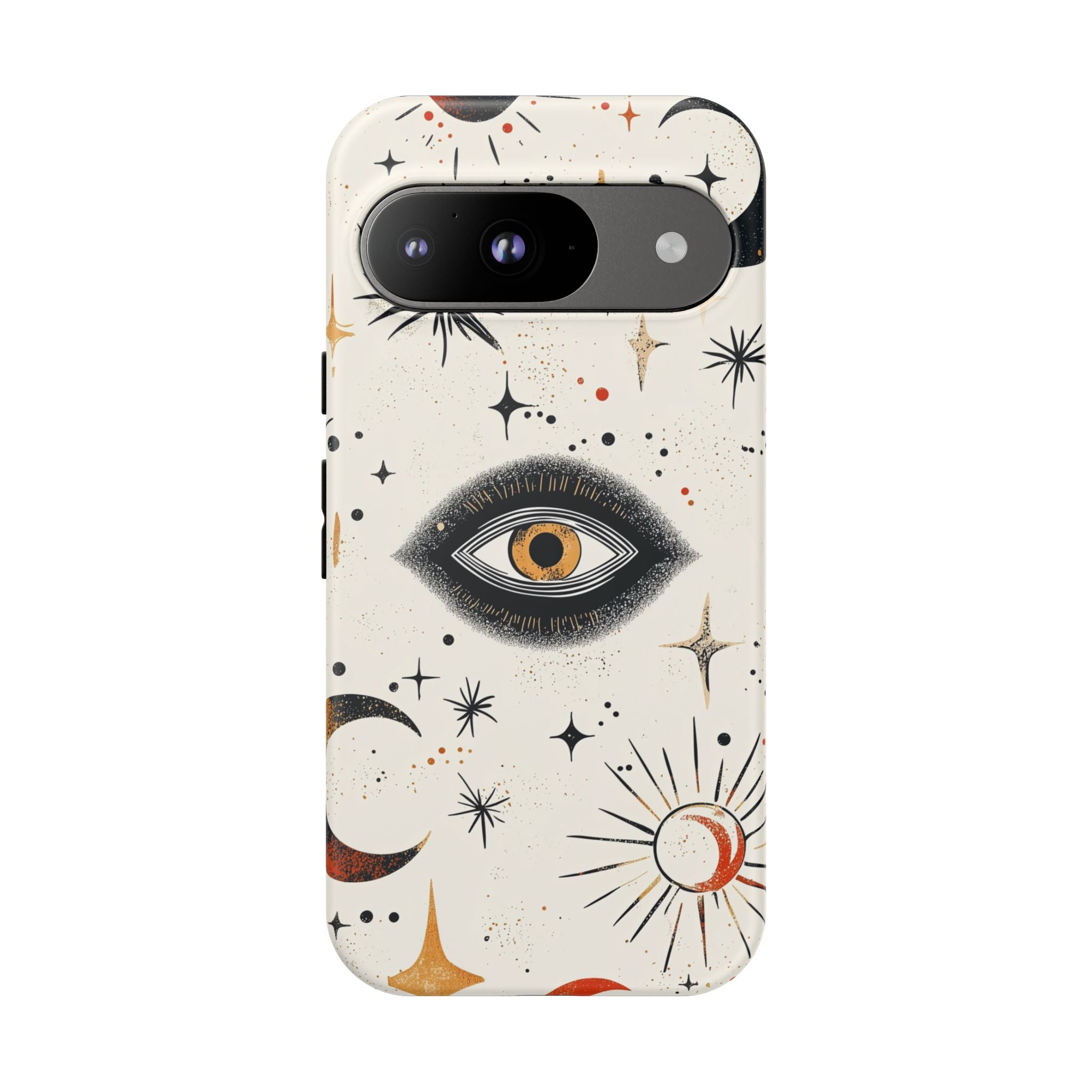 Mystic Eye Google Pixel Case | Celestial Moon & Star