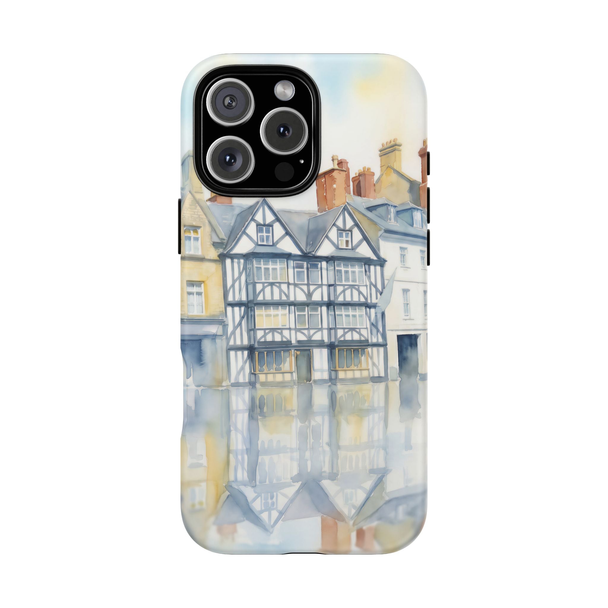 English Tudor Building Aesthetic iPhone Case