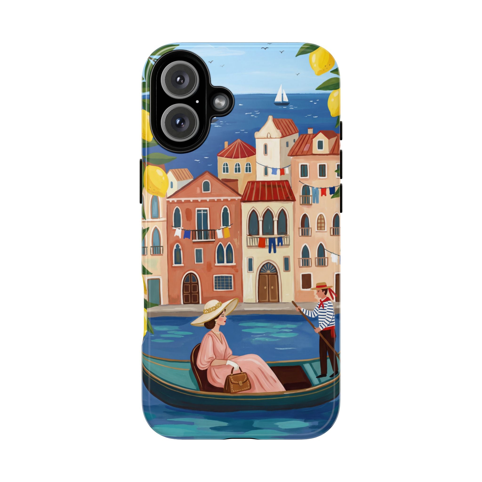 Venetian Gondola iPhone Case | Lemon Coast Waterfront Travel