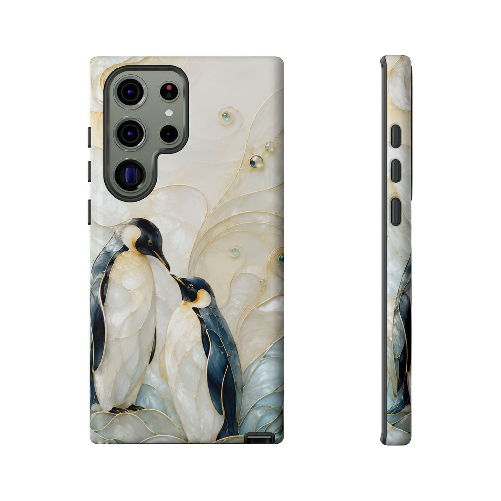 Penguin Samsung Galaxy Phone Case | Cute Penguin Couple Phone Case