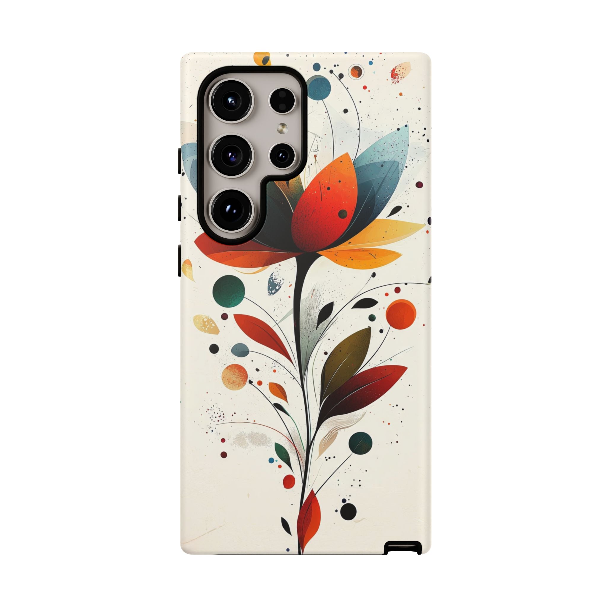 Floral Art Samsung Galaxy Case | Colourful Abstract Bloom
