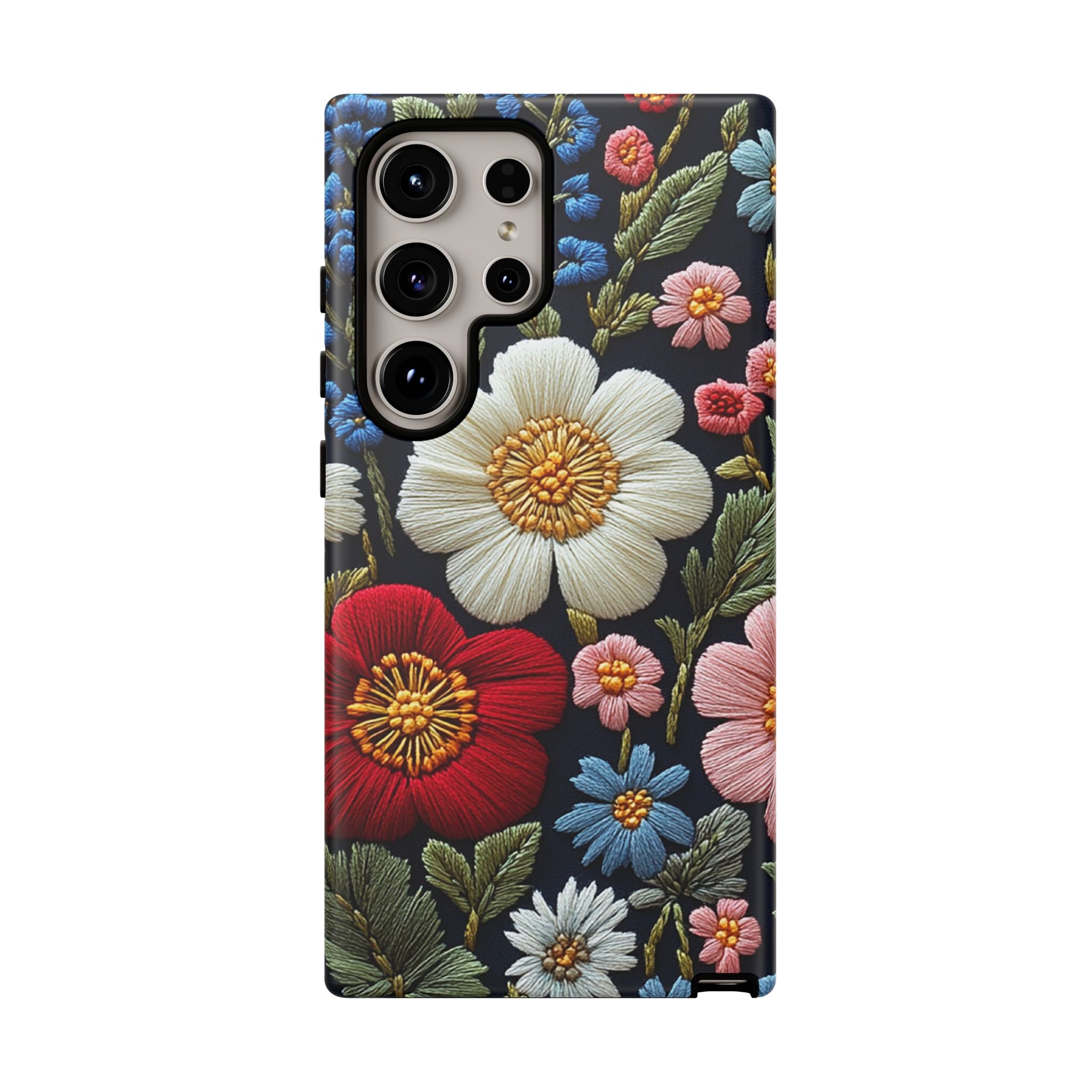 Floral Embroidered Garden Samsung Galaxy Case