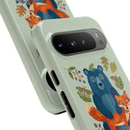 Woodland Stack Google Pixel Phone Case | Cute Bear, Fox & Owl Protective Cover