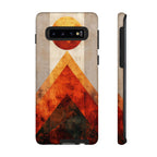 Retro Geometric Sunset Samsung Galaxy Case
