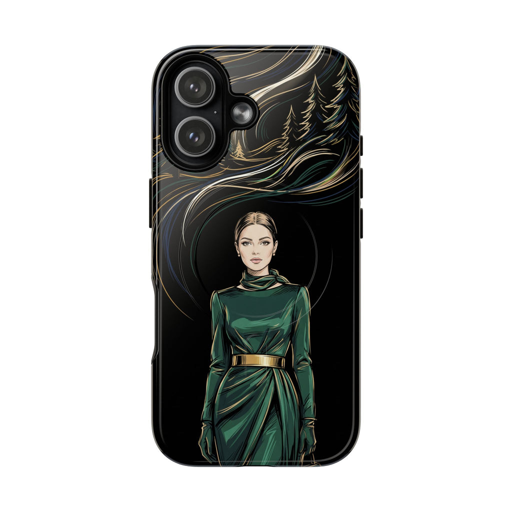 Elegant Forest Woman MagSafe iPhone Case
