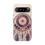 Dreamcatcher Google Pixel Phone Case | Boho Moon Phase Phone Case