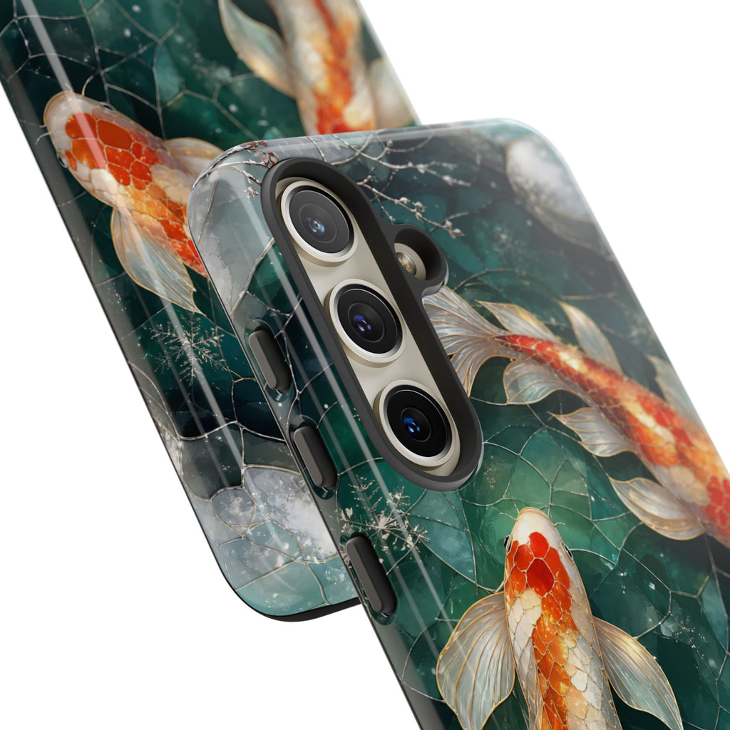 Koi Fish Samsung Galaxy Phone Case | Japanese Pond Phone Case