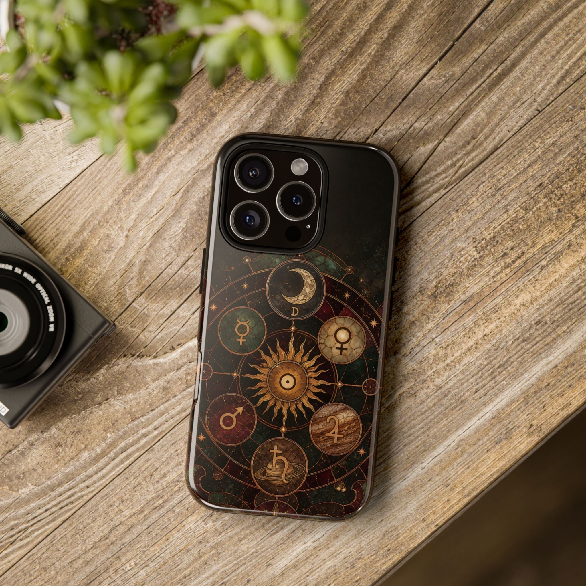 Antique Astrology iPhone Case | Celestial Chart iPhone Case