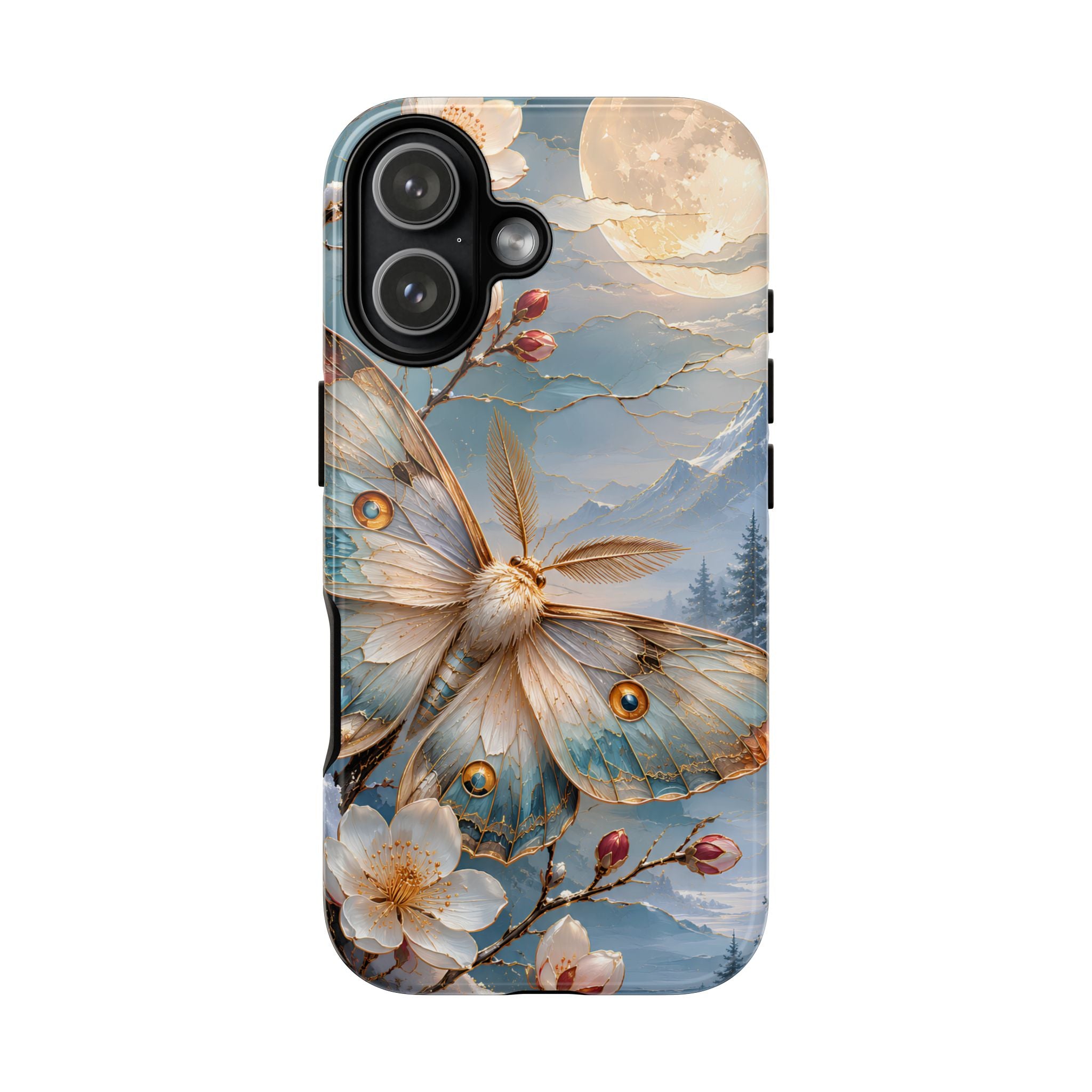 Luna Moth iPhone Case | Cherry Blossom iPhone Case