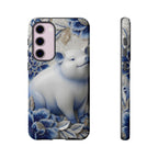 Asian Zodiac Pig Samsung Galaxy Phone Case | Blue & White Porcelain Slim Protective Shockproof Case| Year of the Pig Gift