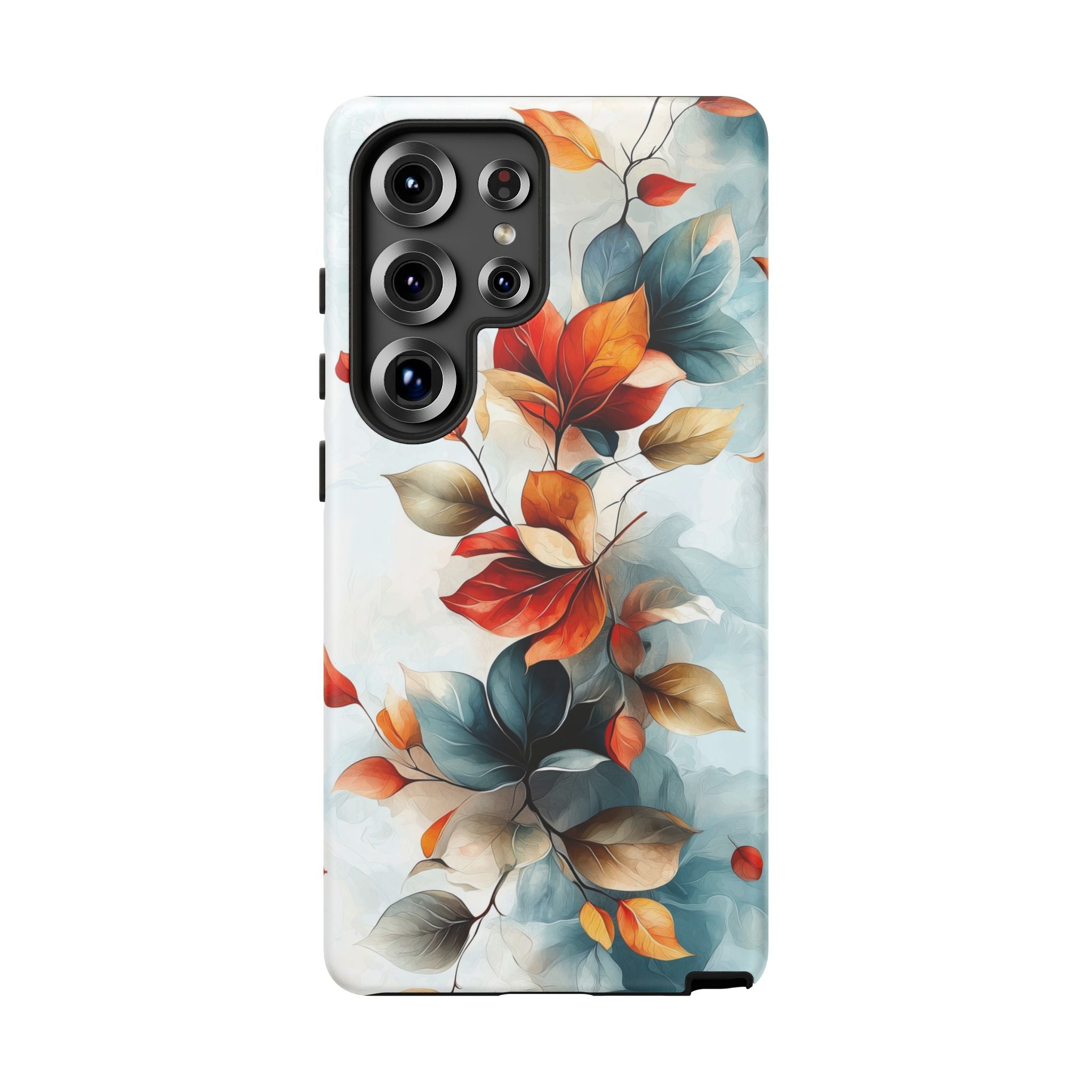 Floral Autumn Leaves Watercolour Tough Samsung Galaxy Case