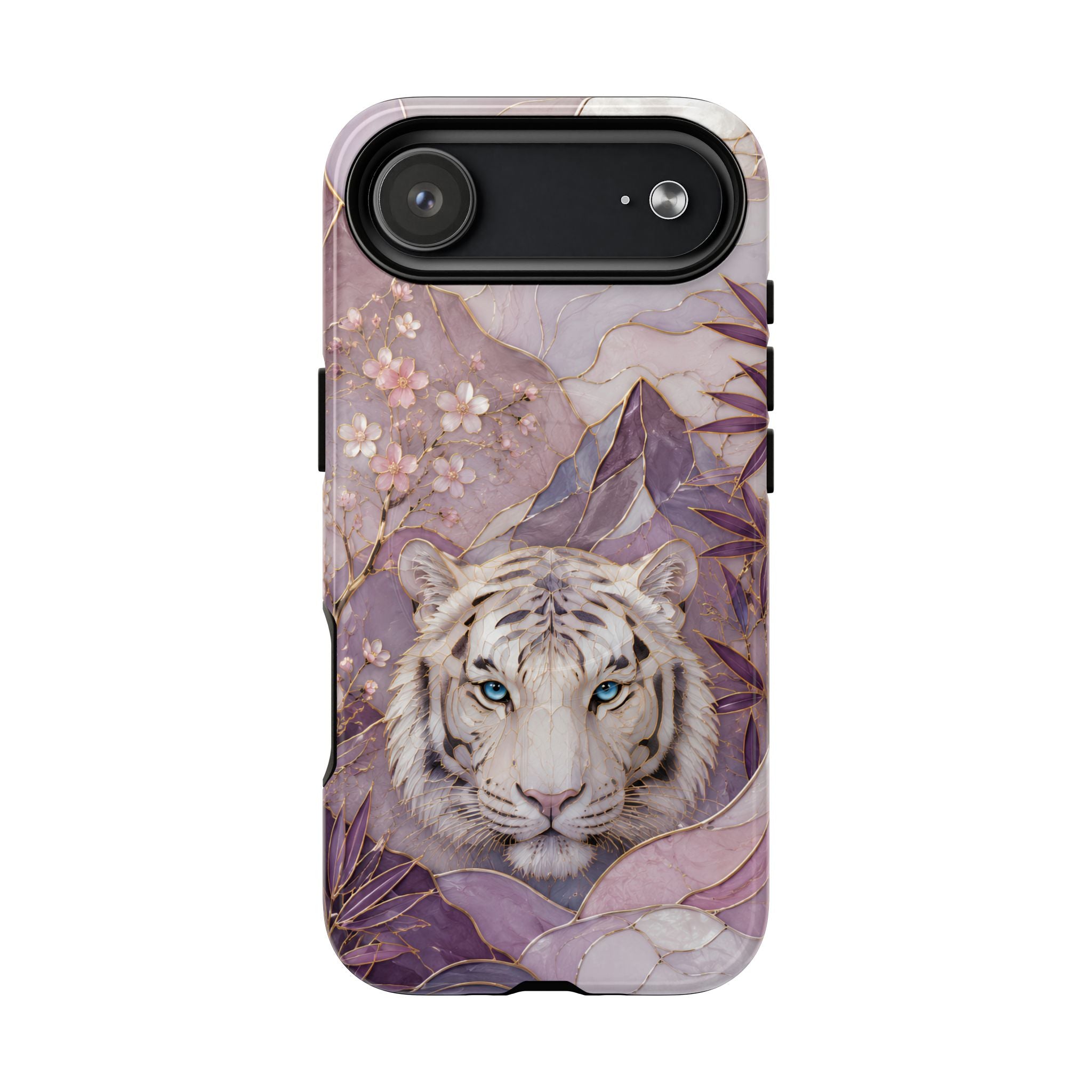 White Tiger Tough MagSafe Case
