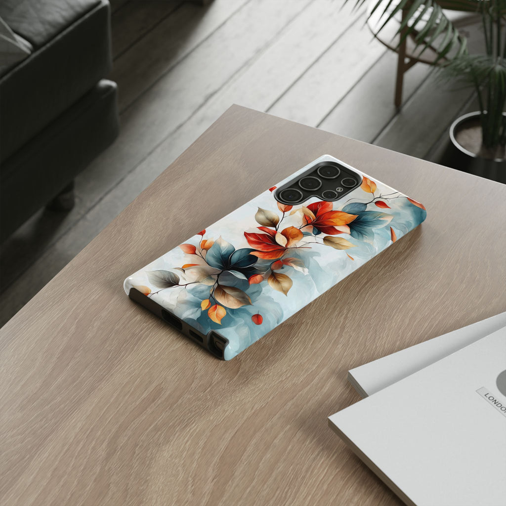 Floral Autumn Leaves Watercolour Tough Samsung Galaxy Case