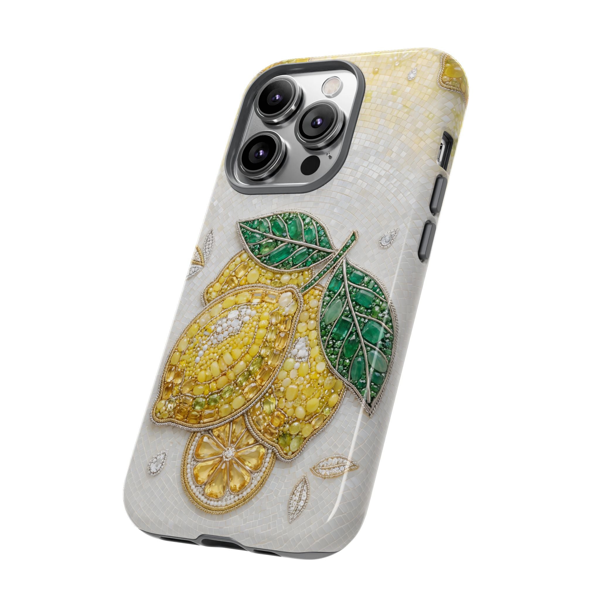 Luxe Lemon Jewel iPhone Case