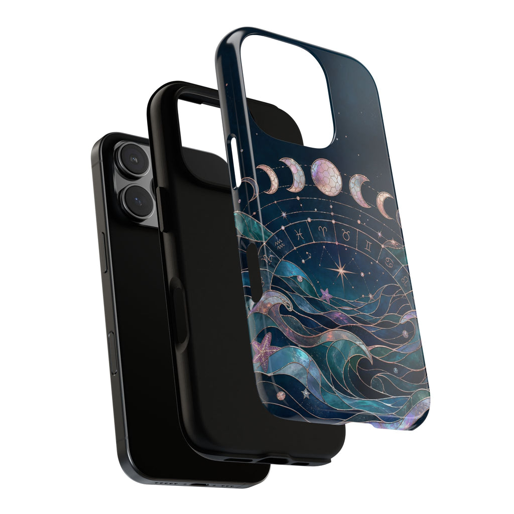 Celestial Zodiac Wheel iPhone Case | Moon Phase iPhone Case