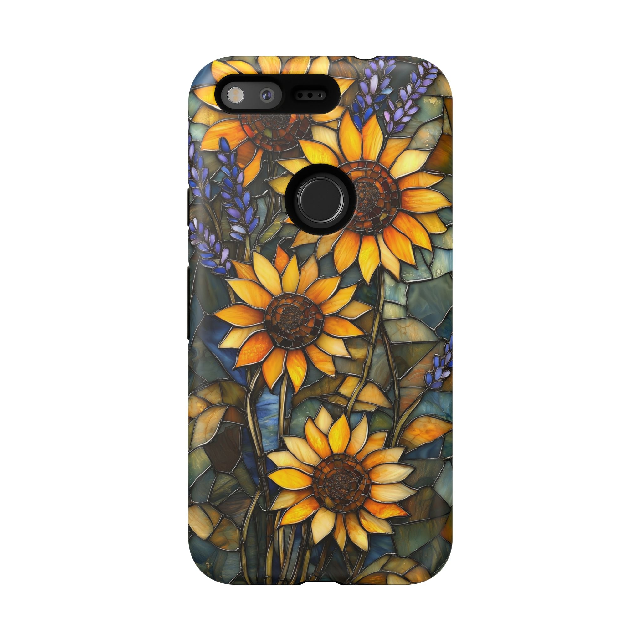 Sunflower Stained Glass Tough Google Pixel Case