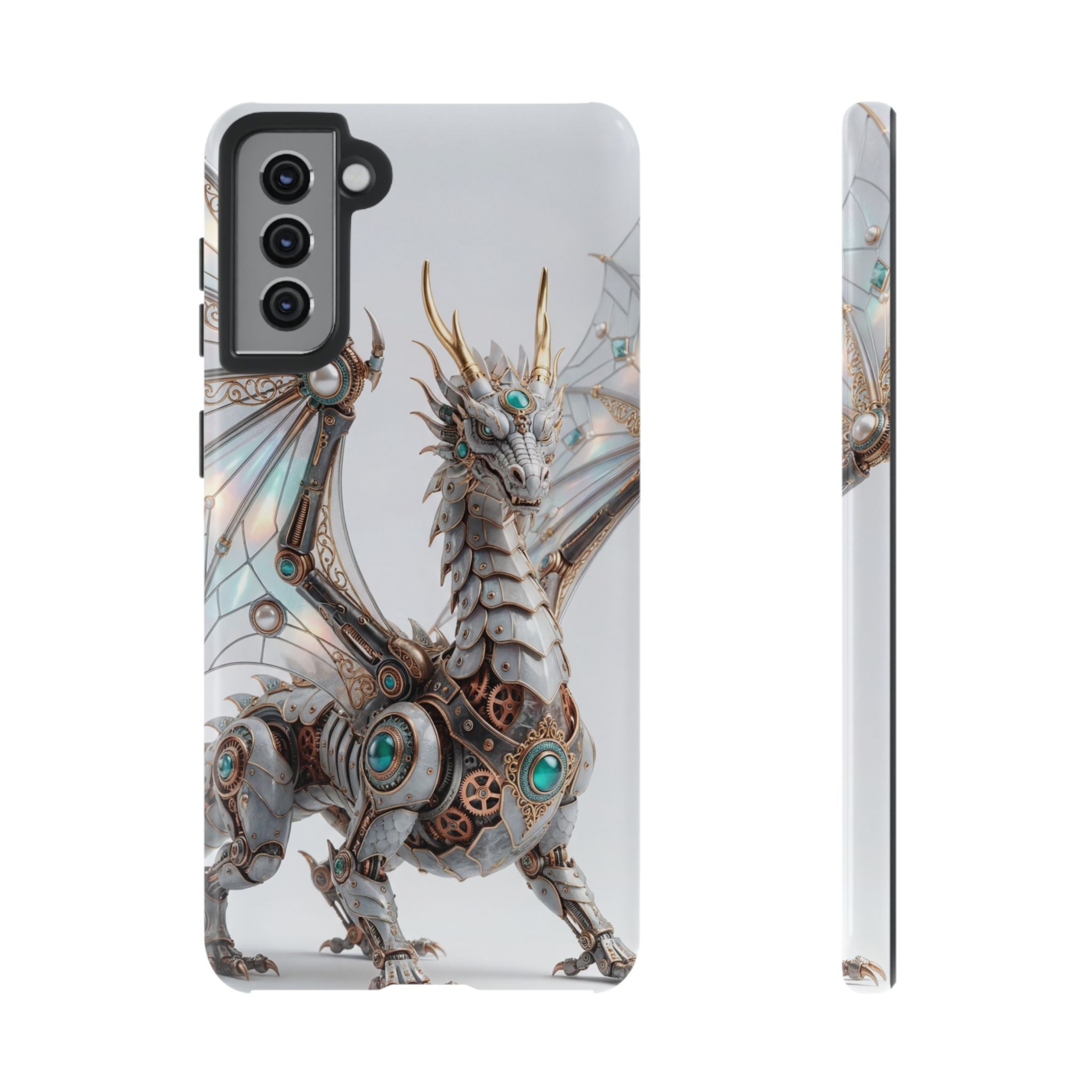 Steampunk Mechanical Dragon Samsung Galaxy Case — Fantasy Armor Protective Cover