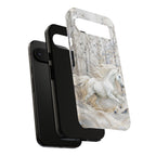 White Horse Google Pixel Phone Case | Winter Forest Phone Case