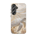 Sea Turtle Tough Samsung Galaxy Case — Elegant Nautical Coral Design