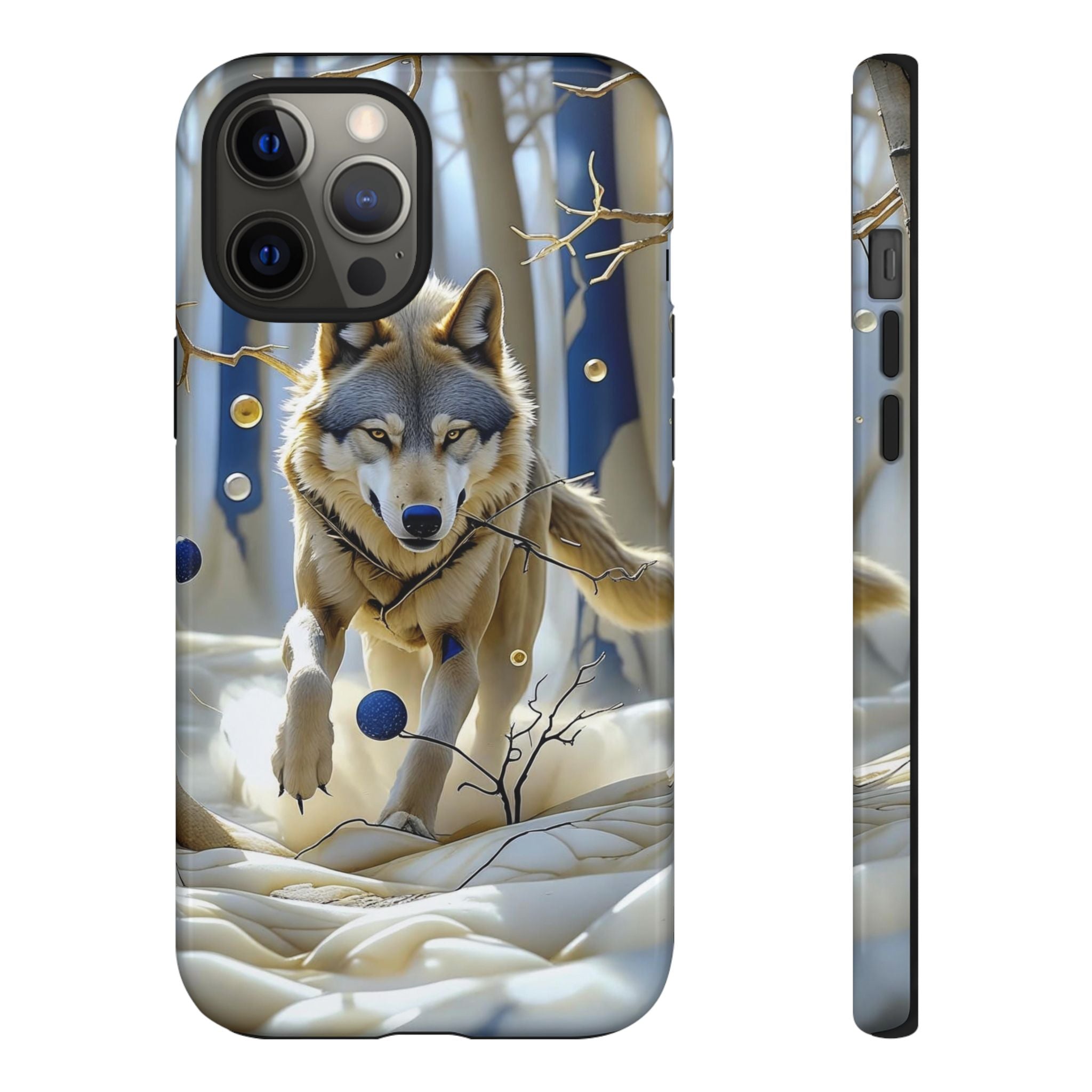 Wolf in Snow iPhone Case — Rugged Wildlife