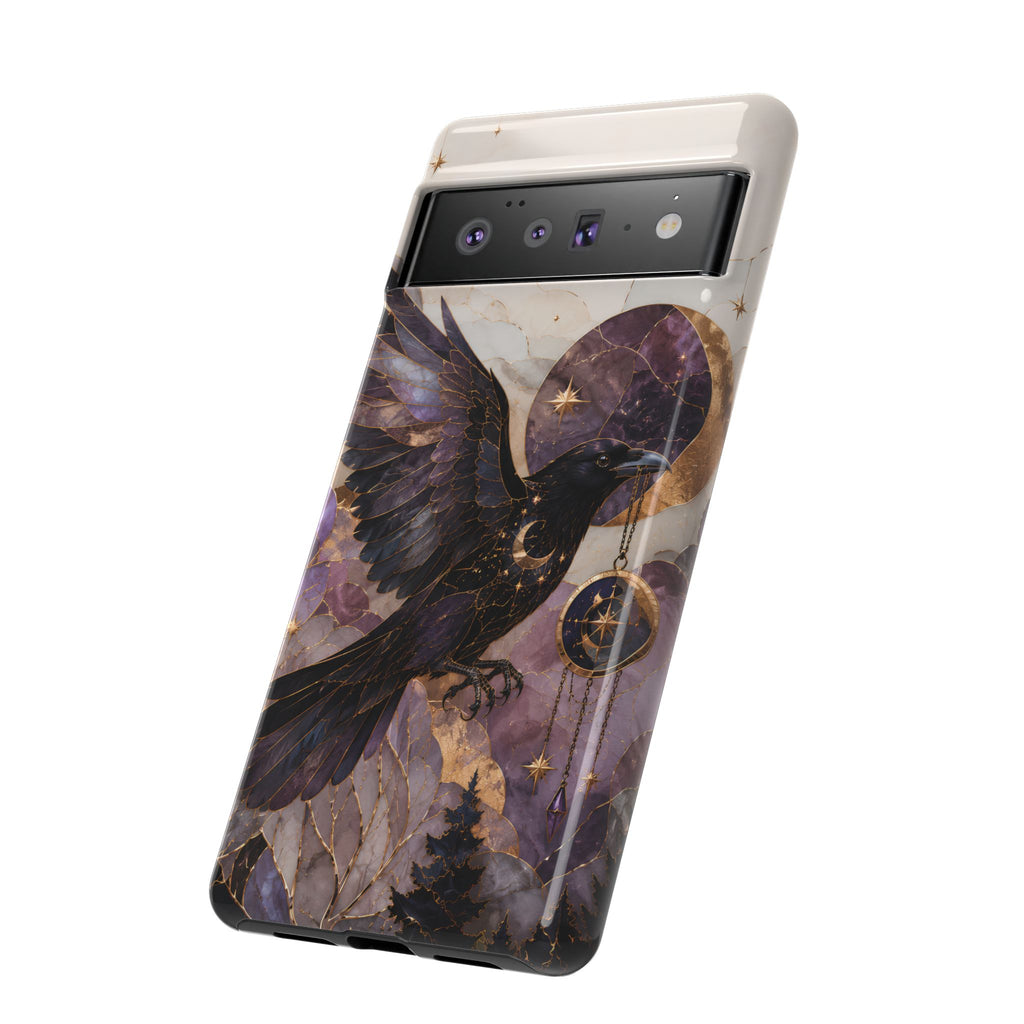 Raven Google Pixel Phone Case | Gothic Bird Phone Case