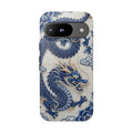 Asian Zodiac Dragon Google Pixel Phone Case V2 | Blue & White Porcelain Luxury Protective Case | Year of the Dragon Gift