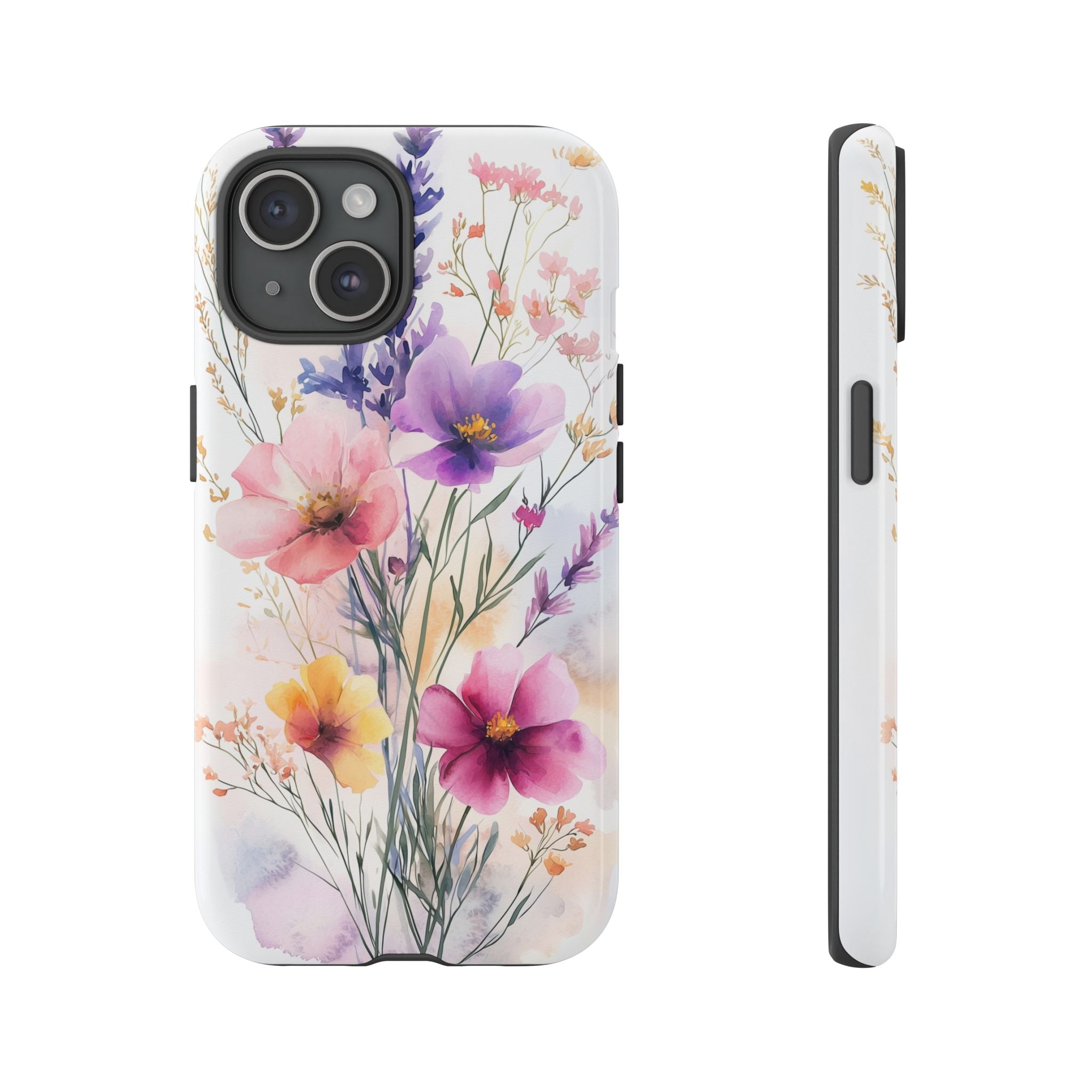 Floral Watercolour iPhone Case | Pastel Bouquet