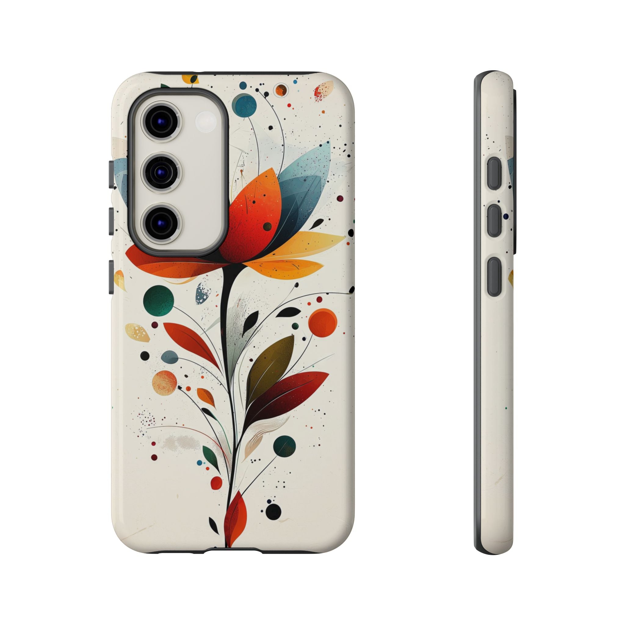 Floral Art Samsung Galaxy Case | Colourful Abstract Bloom