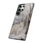 Snow Leopard Samsung Galaxy Phone Case | Winter Wildlife Phone Case