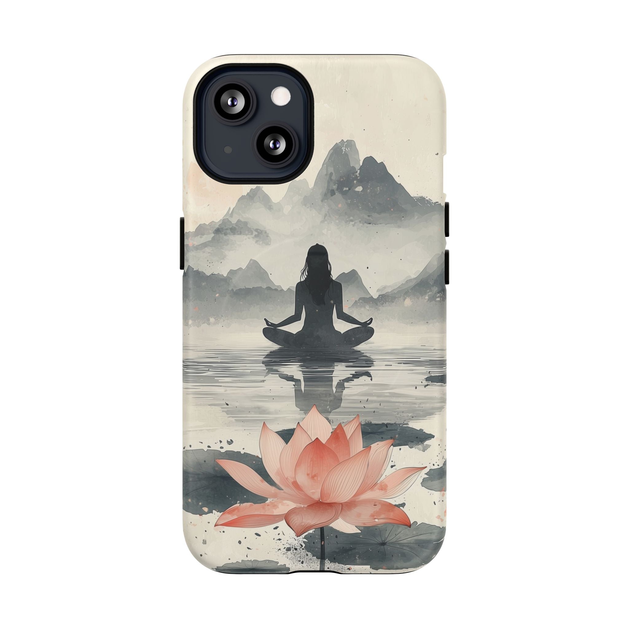 Zen Yoga Meditation Lotus MagSafe iPhone Case