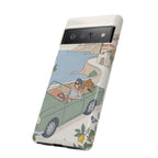 Retro Coastal Road Trip Design Google Pixel Phone Case