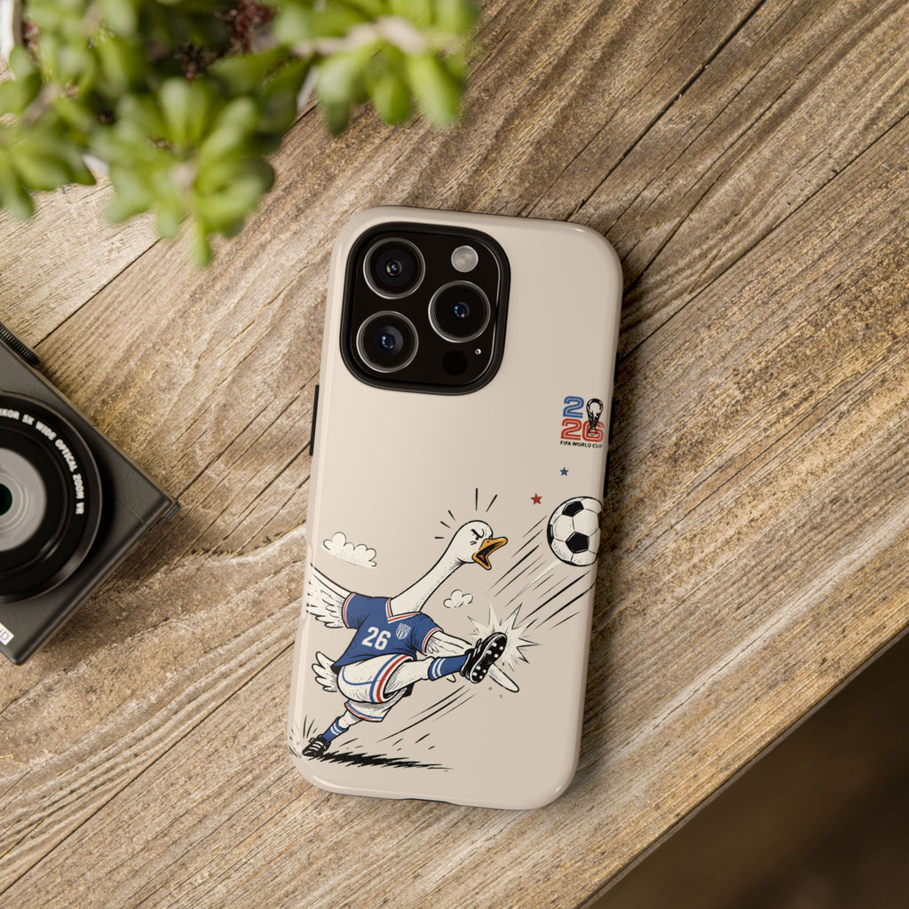 Soccer Goose iPhone Case | Funny Sports Bird Cover