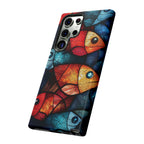 Fish Mosaic Tough Samsung Galaxy Case — Colourful Artistic Fish Pattern