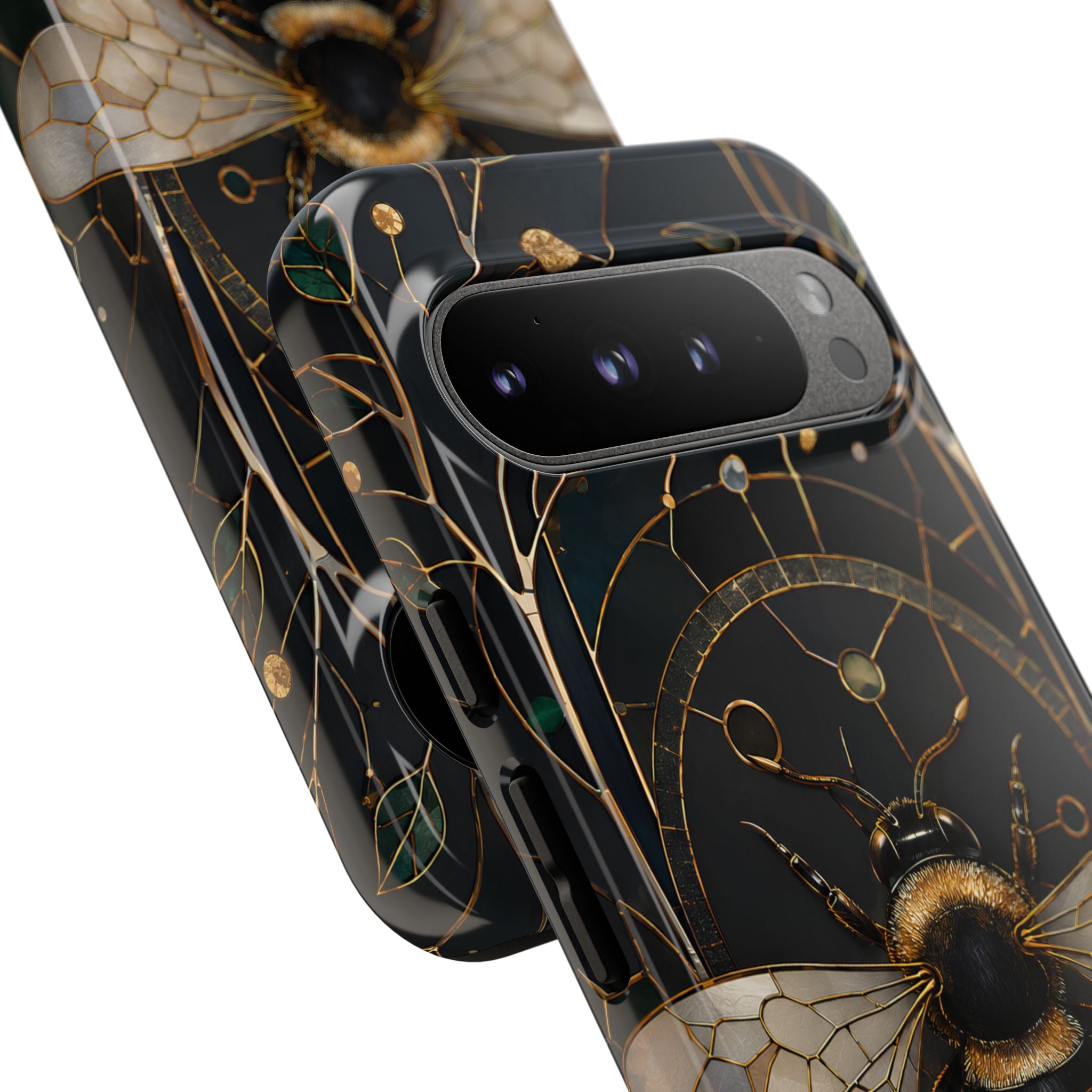 Golden Bee Google Pixel Phone Case | Vintage Bee Art Cover