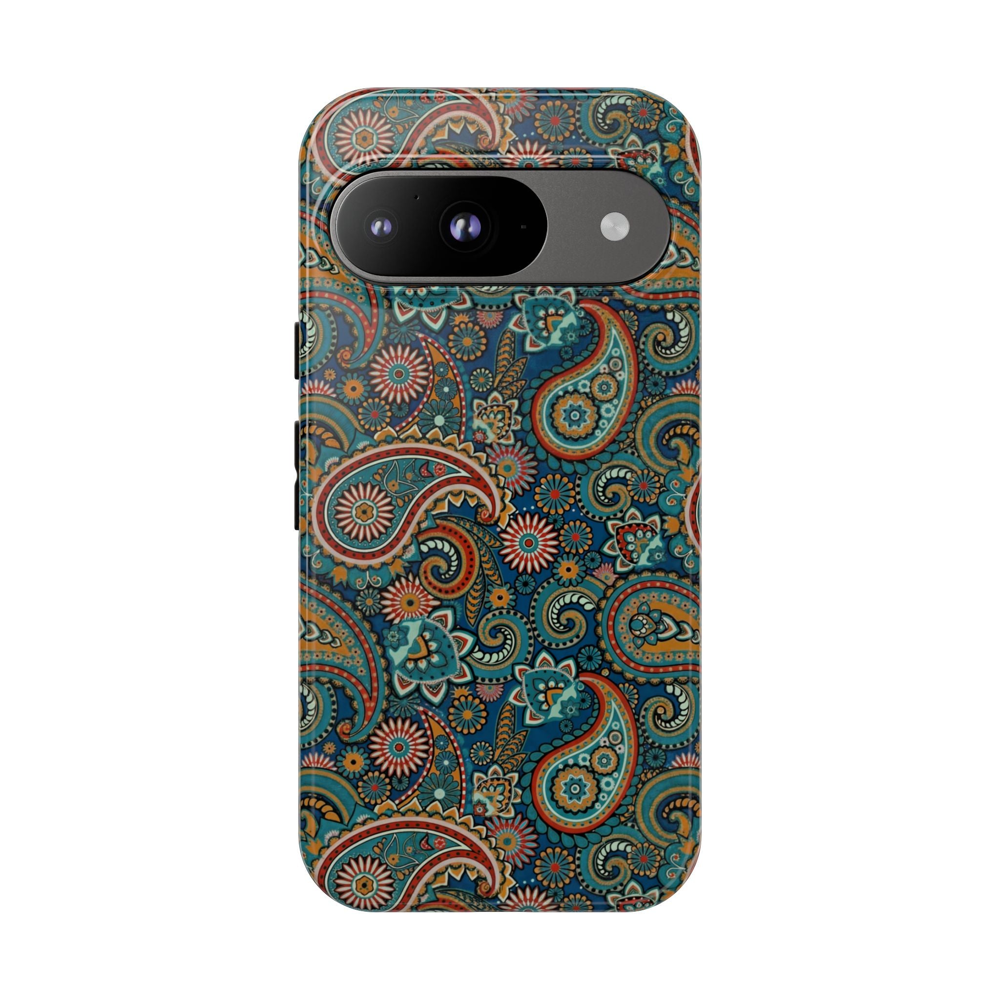 Batik Vibrant Paisley Protective Tough Google Pixel Case