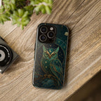Moonlit Owl iPhone Case | Stained Glass Owl iPhone Case