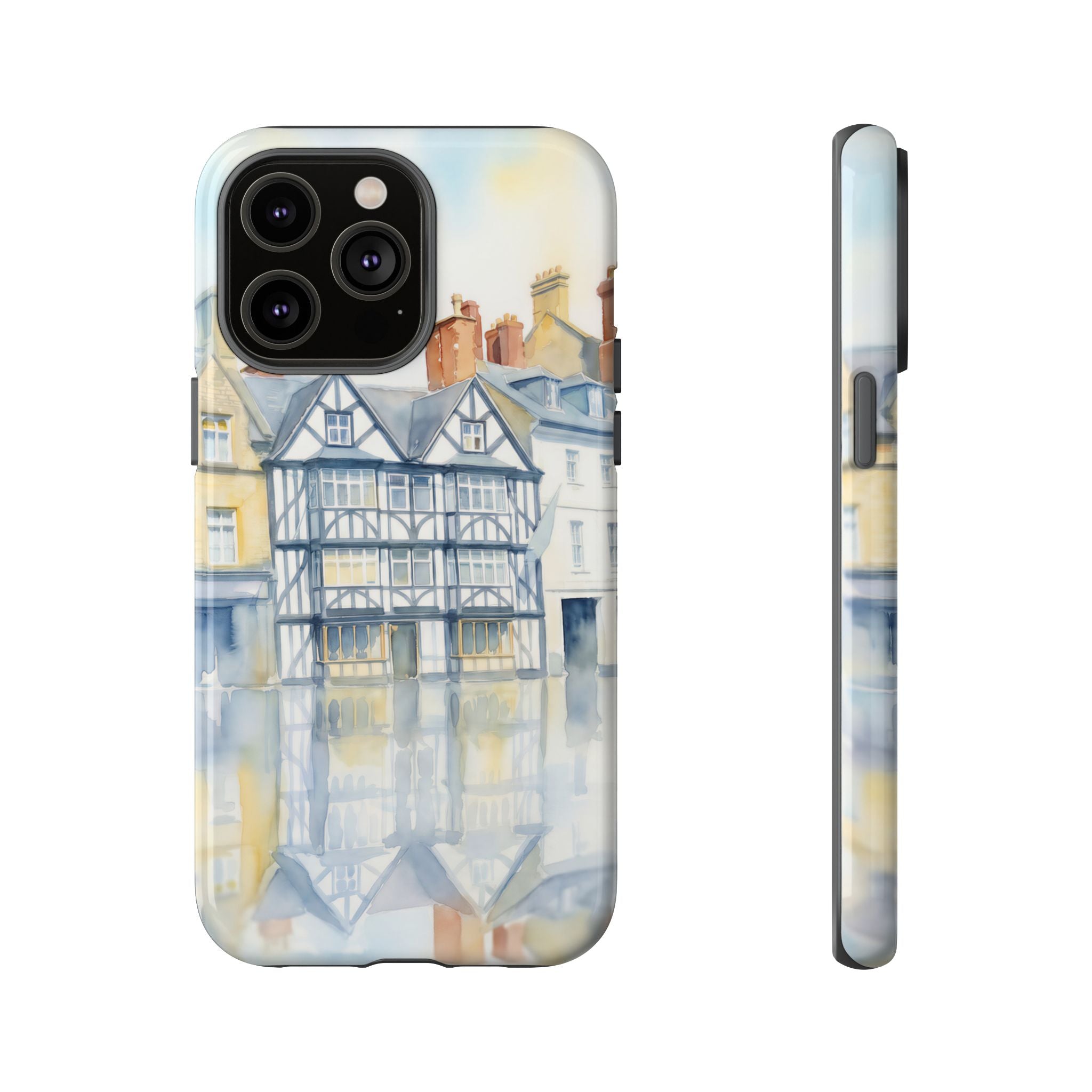 English Tudor Building Aesthetic iPhone Case