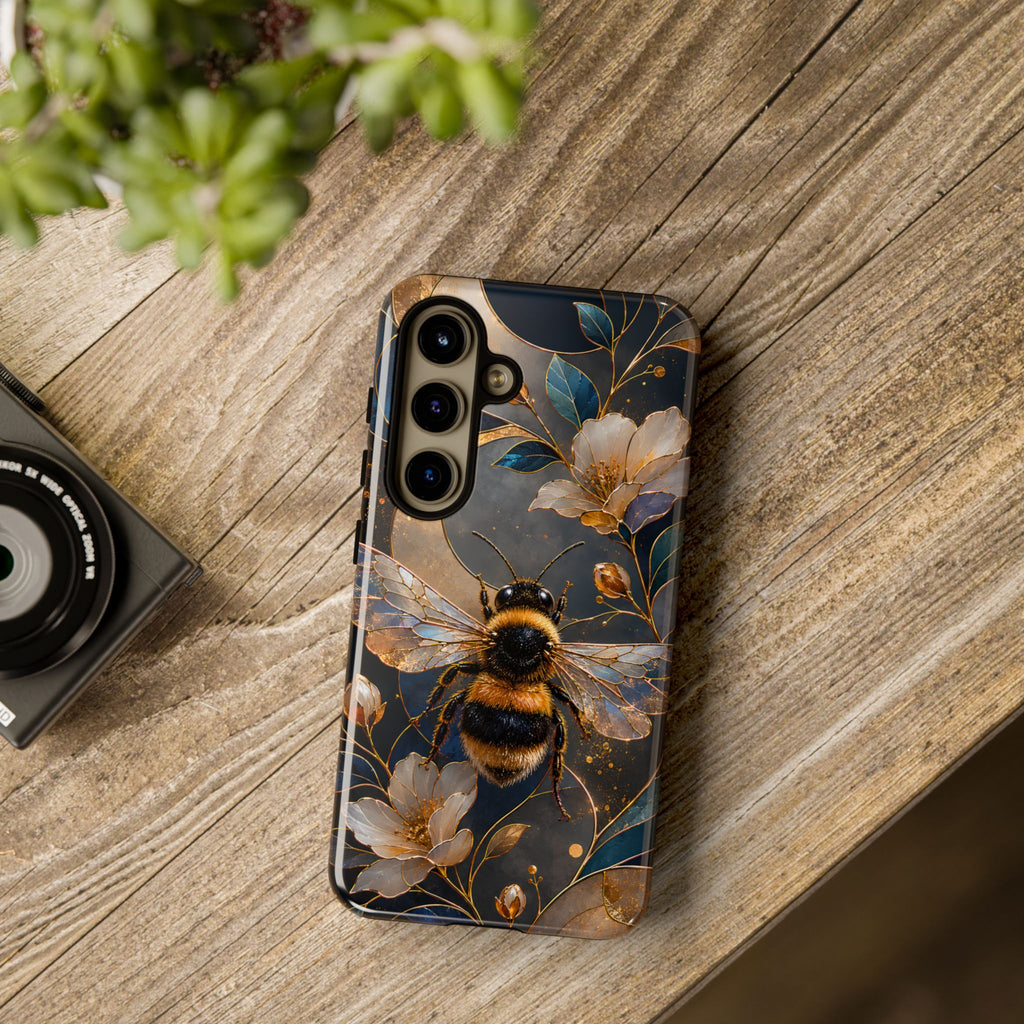 Bumblebee Samsung Galaxy Phone Case | Moonlit Bee Art Cover
