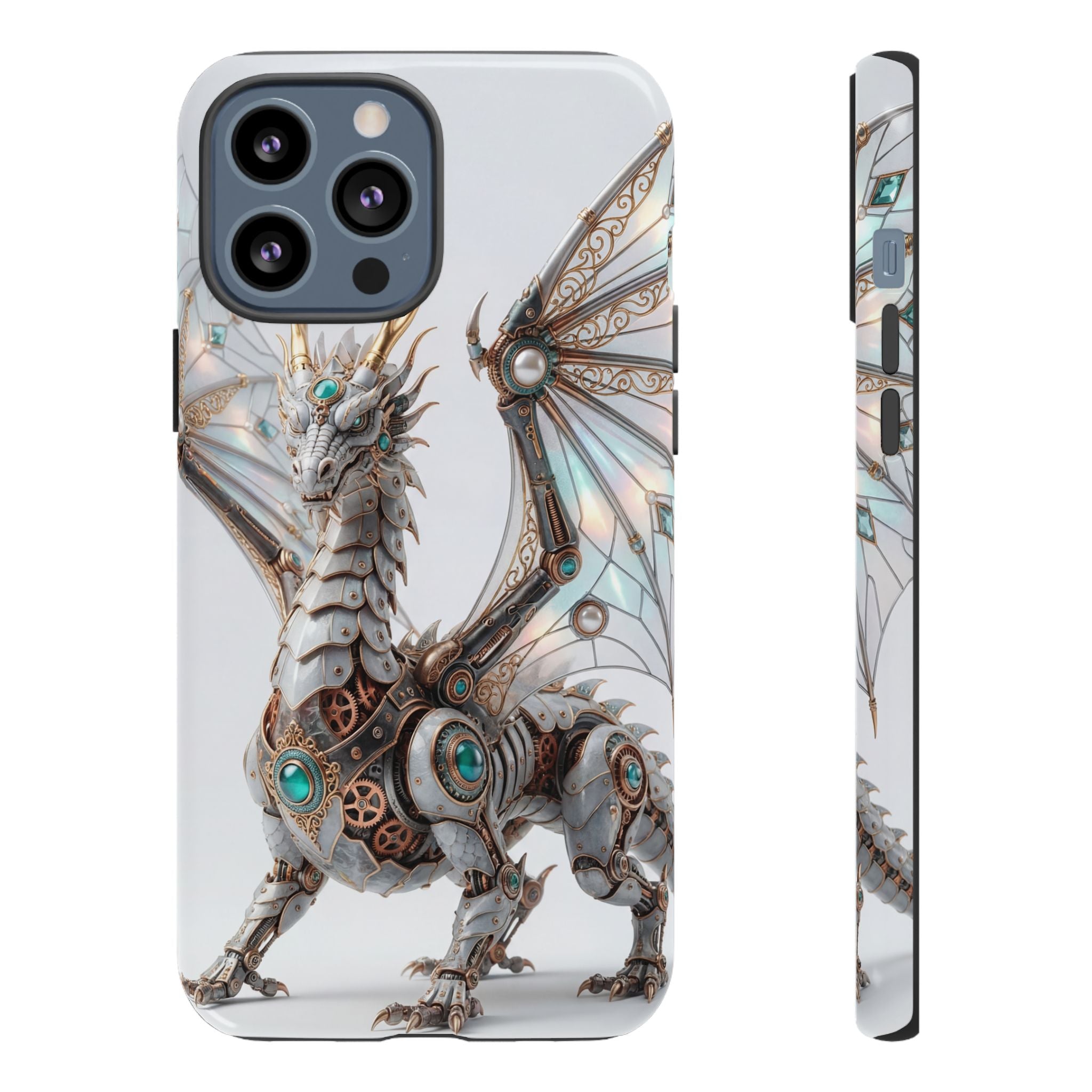Steampunk Mechanical Dragon iPhone Case — Fantasy Armor Protective Cover