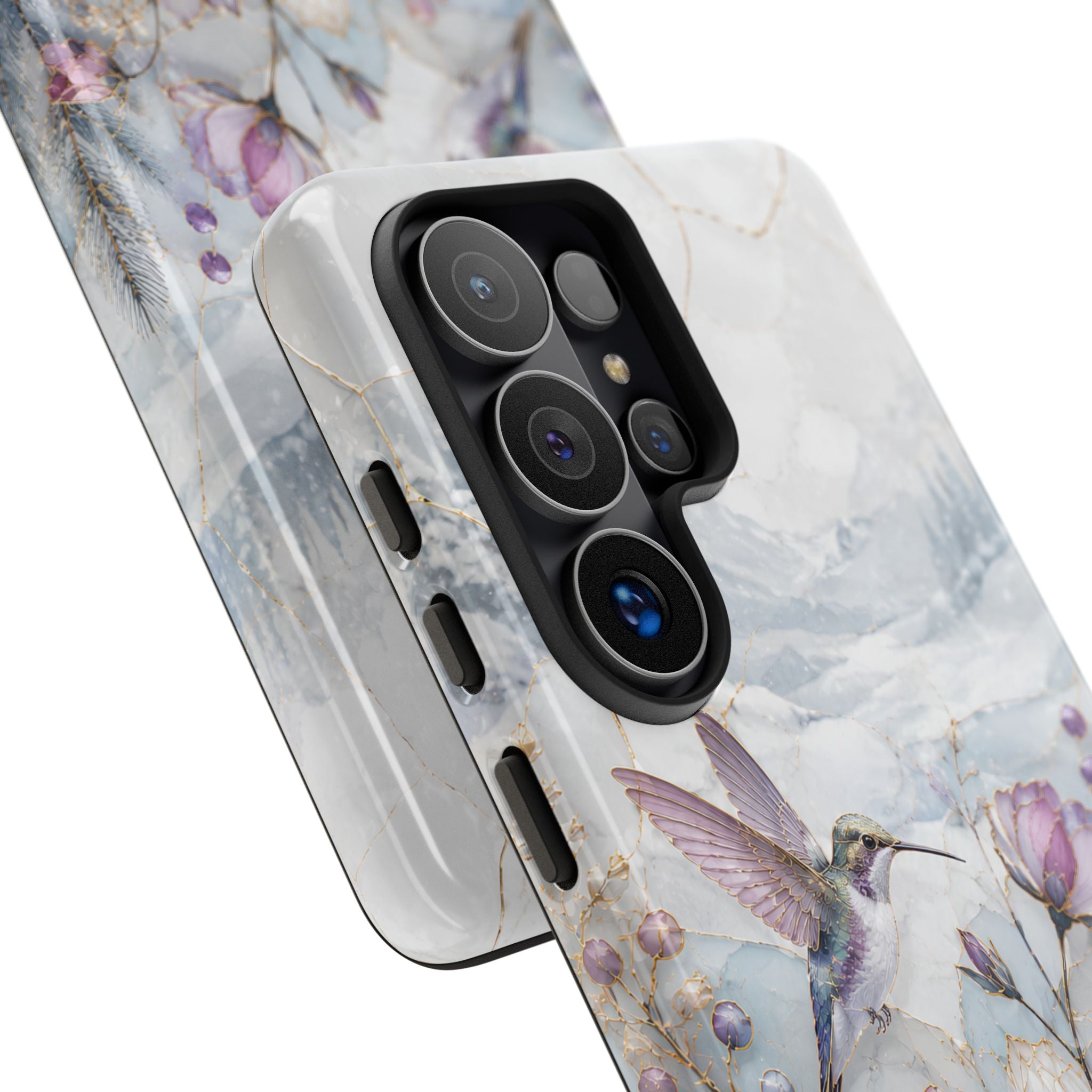 Hummingbird Samsung Galaxy Phone Case | Vintage Floral Phone Case