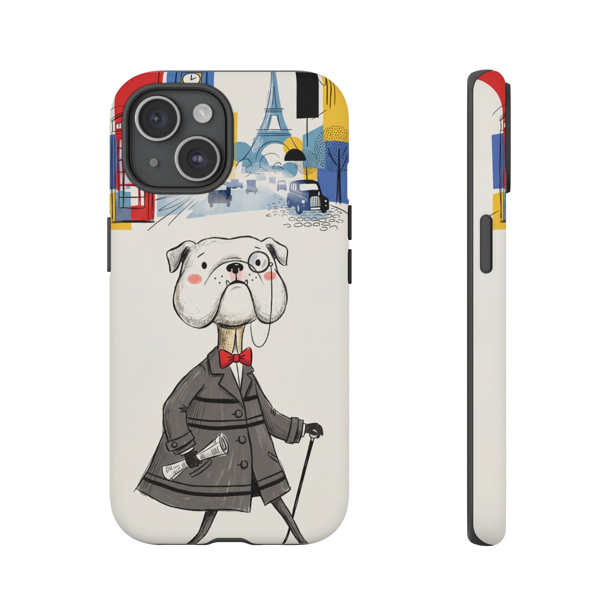 Vintage Dapper Gentleman Bulldog iPhone Case