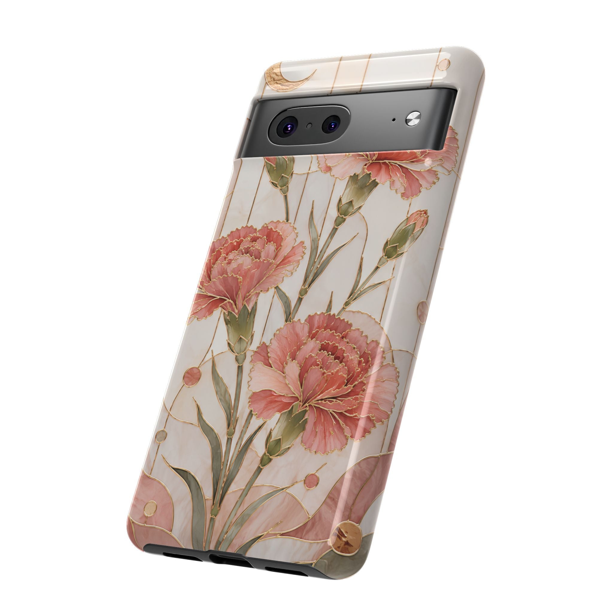 Carnation Google Pixel Phone Case | Pink Floral Phone Case