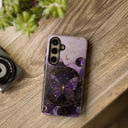 Celestial Butterfly Samsung Galaxy Phone Case | Zodiac Moon Phase Phone Case