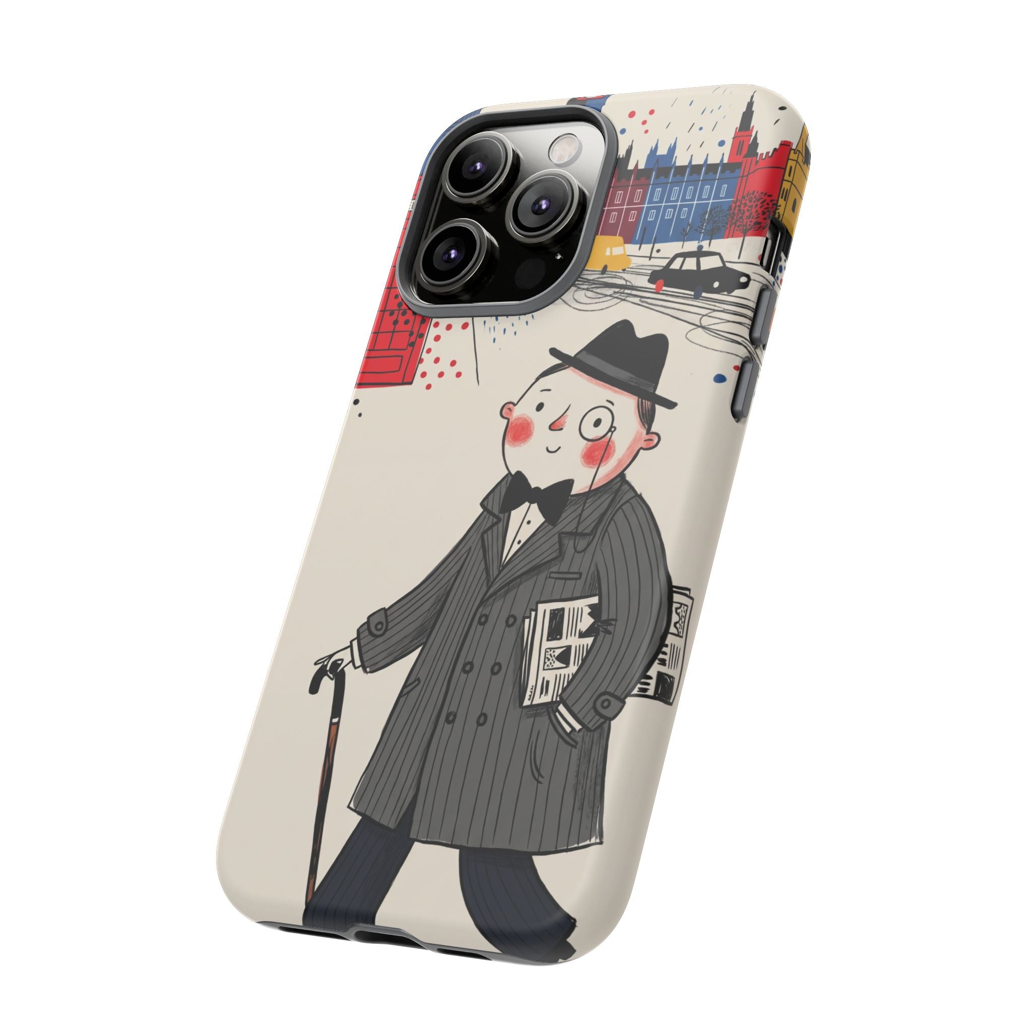 Detective in London iPhone Case