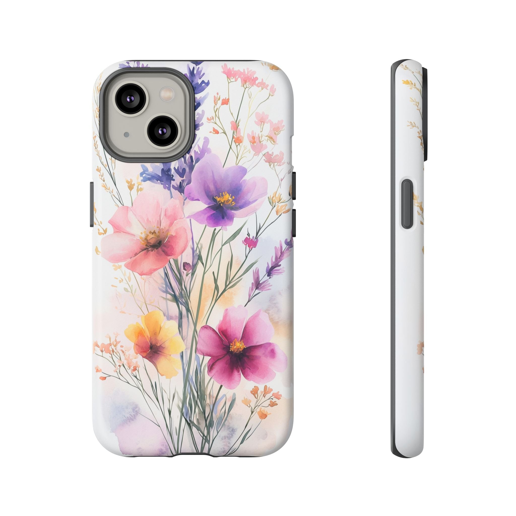 Floral Watercolour iPhone Case | Pastel Bouquet