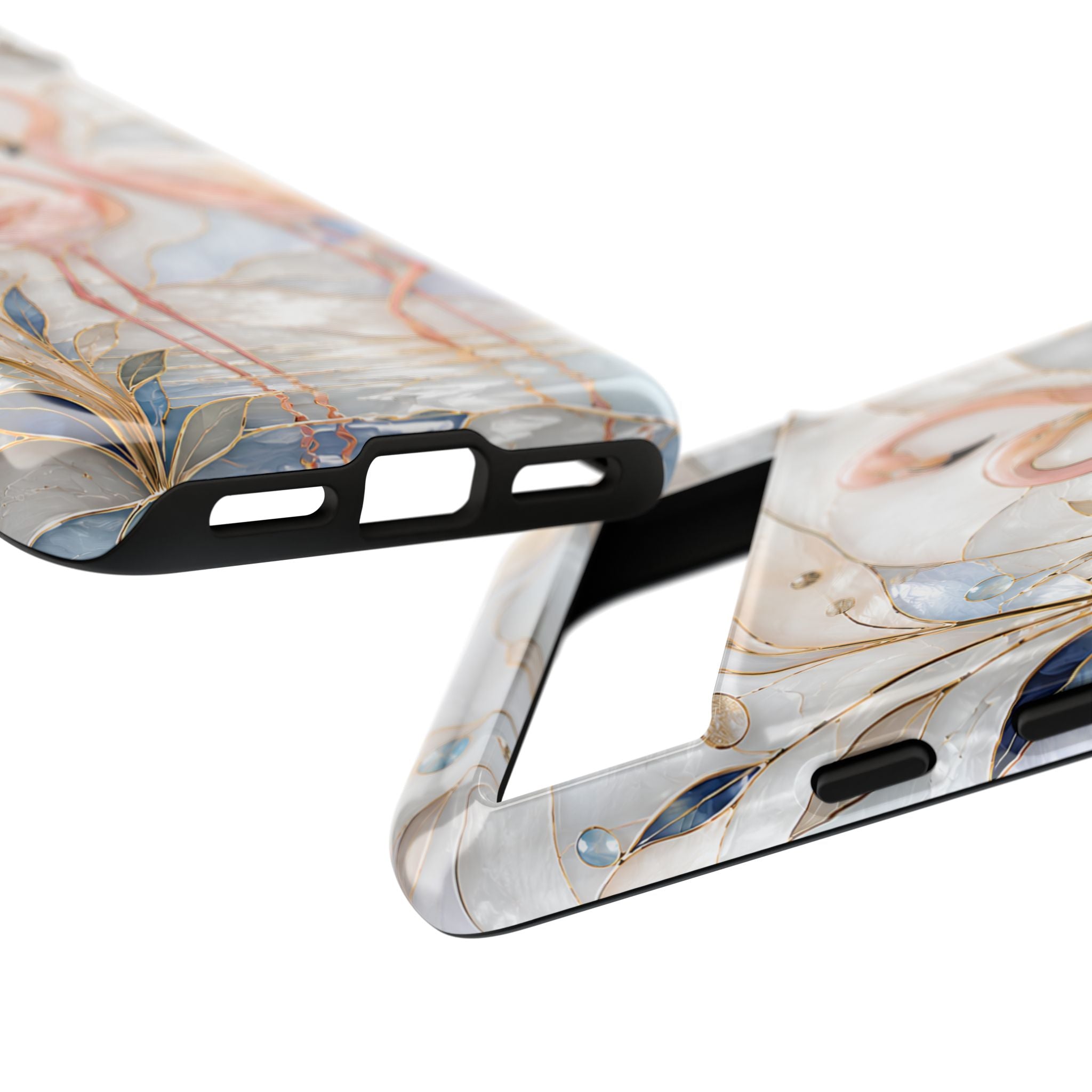 Flamingo Google Pixel Phone Case | Stained Glass Bird Art