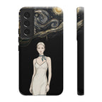 Cover per Samsung Galaxy Fantasia Notte Stellata | Illustrazione Donna Elegante