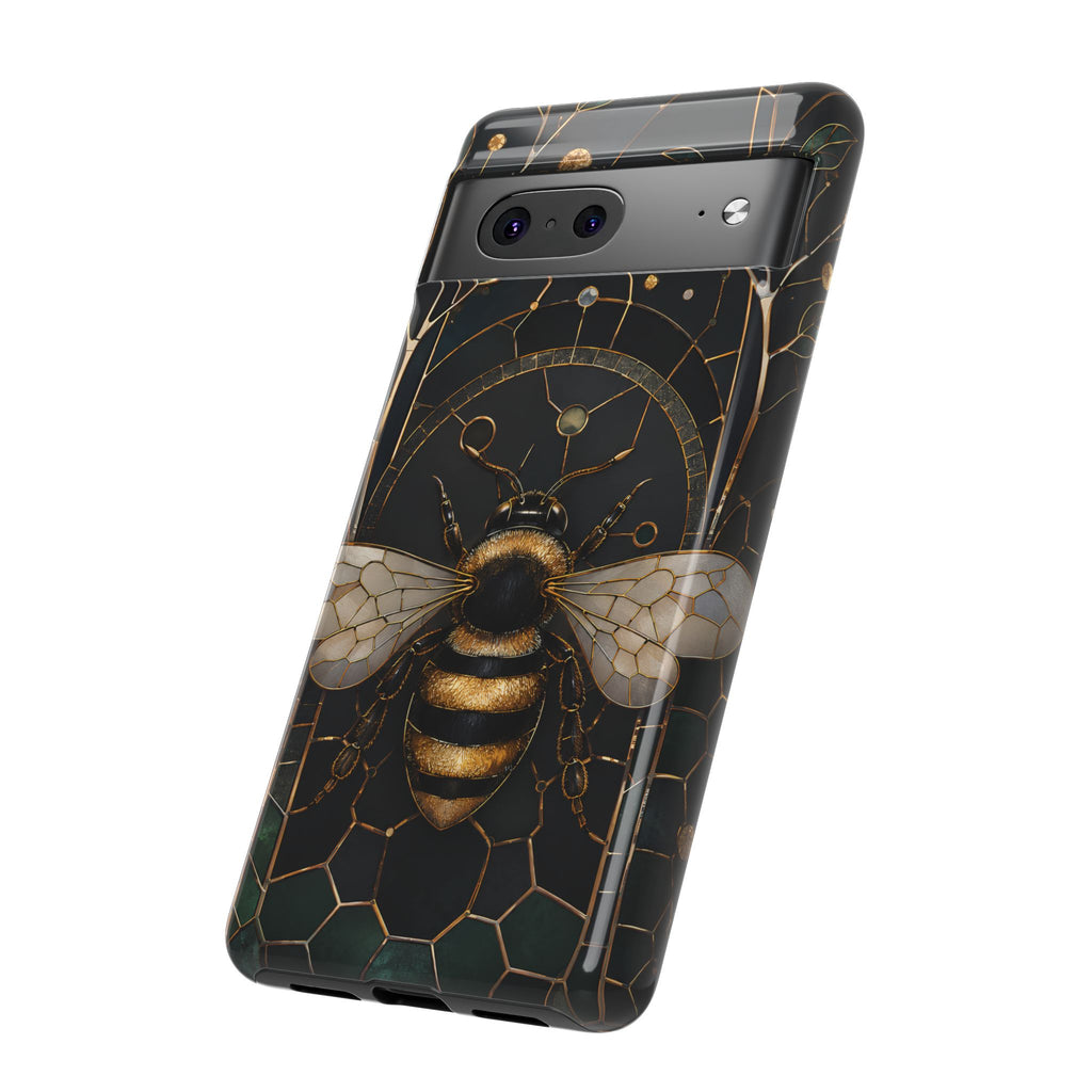 Golden Bee Google Pixel Phone Case | Vintage Bee Art Cover