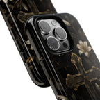 Gothic Cross Lily iPhone Case | Christian iPhone Case