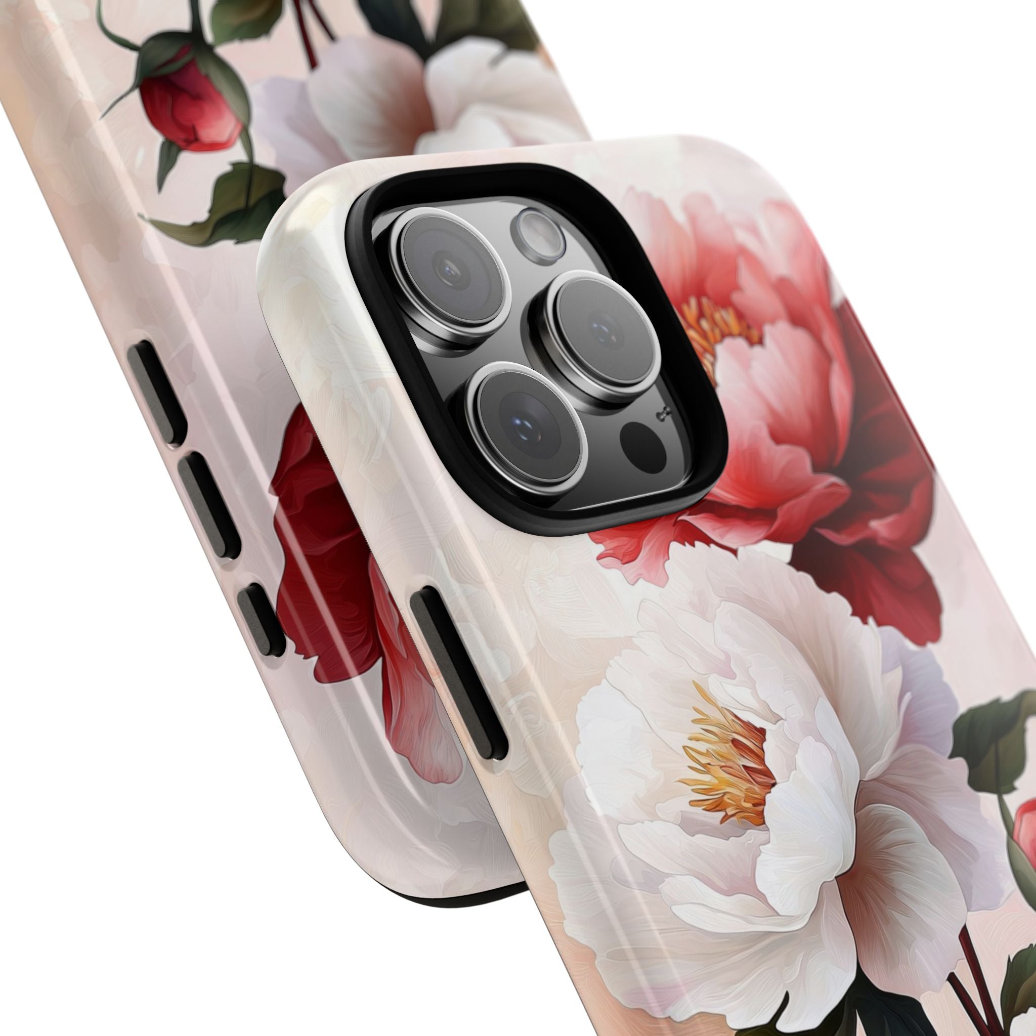 Floral Peony Tough iPhone Case